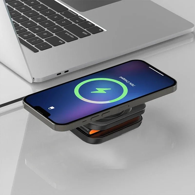 Station de Charge Sans Fil 3-en-1 Pliable Magnétique 30W iPhone - NGSHOP-ONE