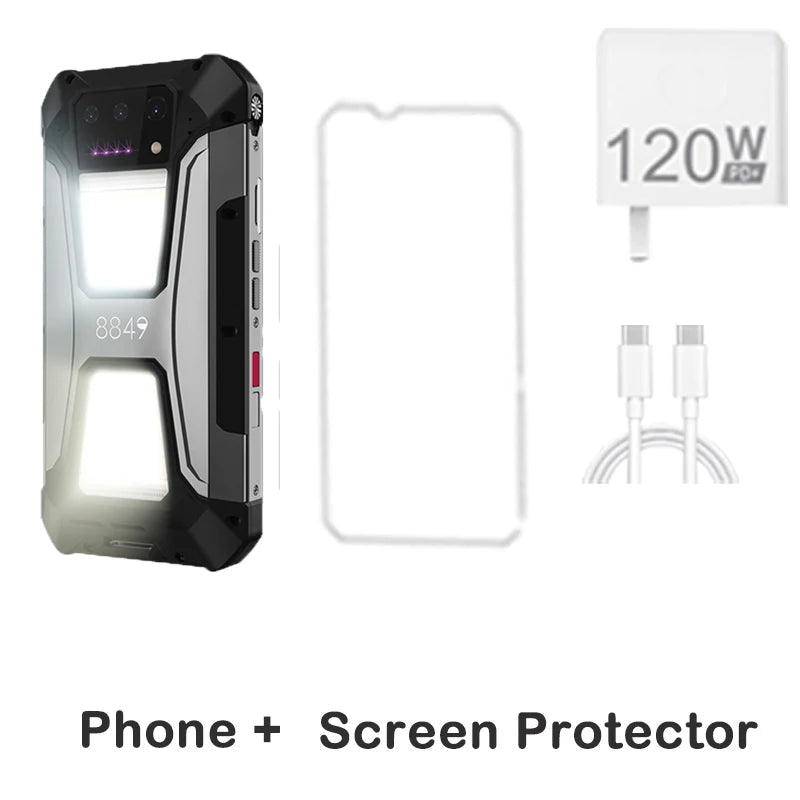 Tank 2 PRO Smartphone robuste avec projecteur, stockage de 256 Go, batterie 23 800 mAh - NGSHOP-ONE