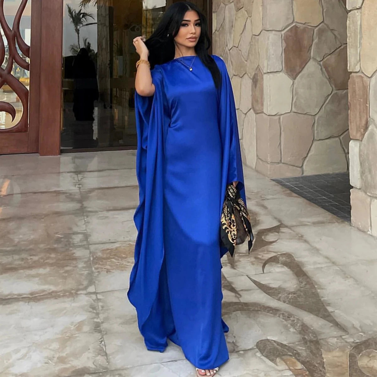 Abaya Kaftan Soyeuse Style Turc et Dubaï pour Femme - NGSHOP-ONE