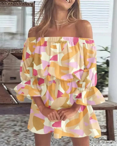 Blouse Fleurie à Épaules Dénudées Style Boho pour Femme - NGSHOP-ONE