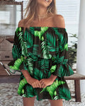 Blouse Fleurie à Épaules Dénudées Style Boho pour Femme - NGSHOP-ONE
