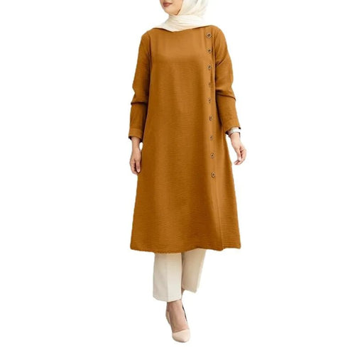 Blouse Longue Fluide pour Femme, Tunique Ample - NGSHOP-ONE