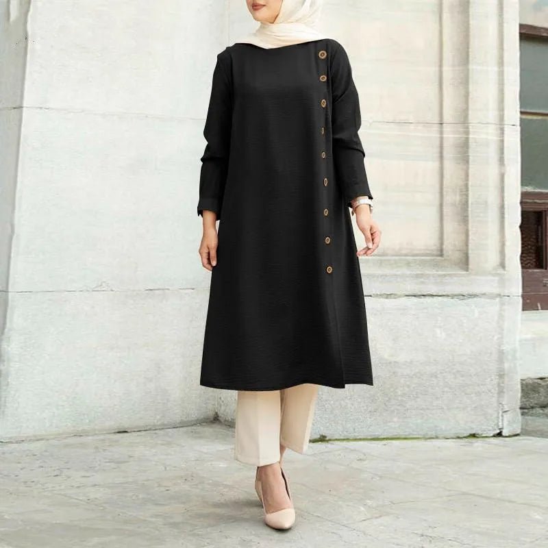 Blouse Longue Fluide pour Femme, Tunique Ample - NGSHOP-ONE