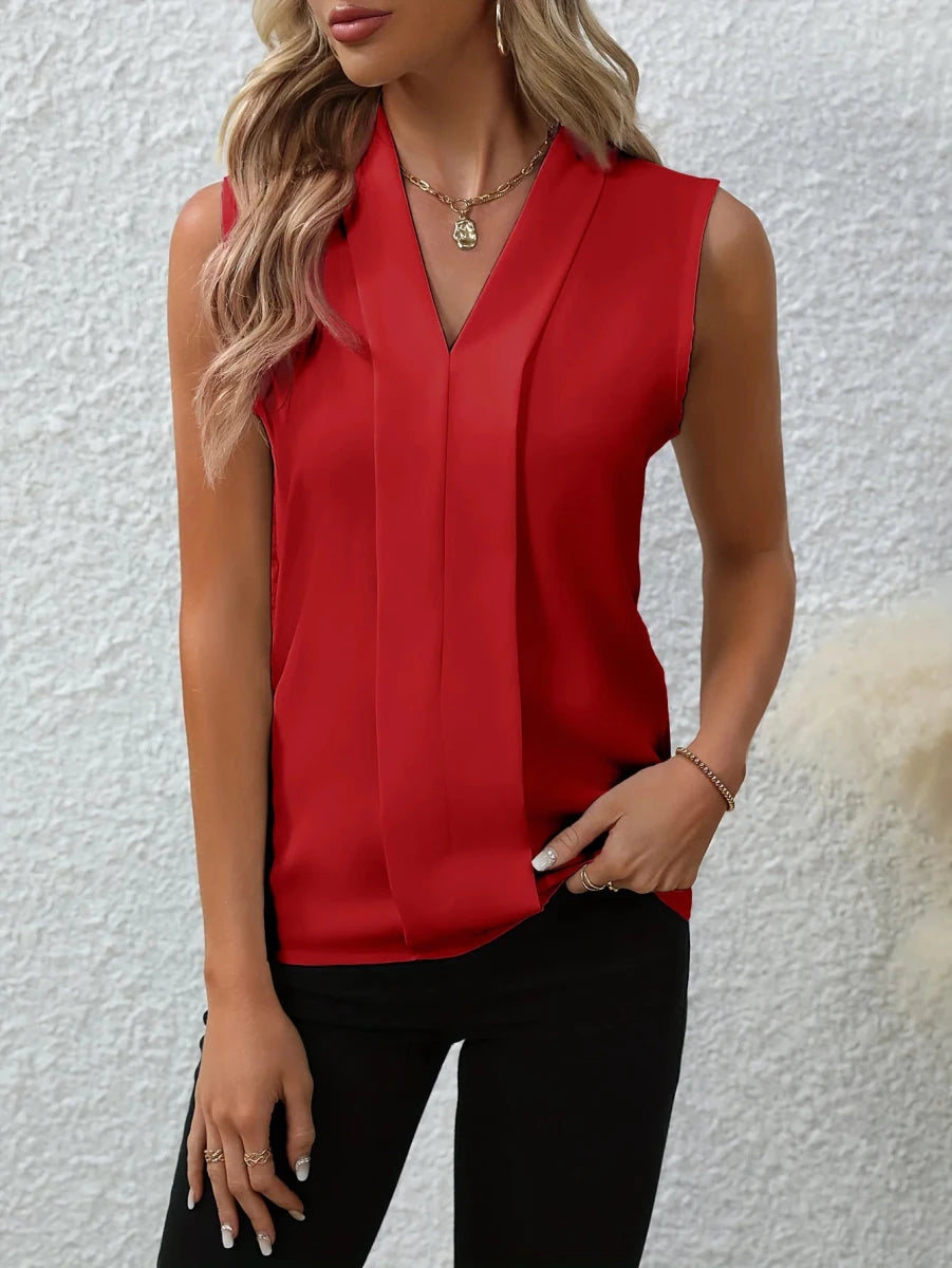 Blouse Sans Manches Ample et Élégante pour Femme. - NGSHOP-ONE