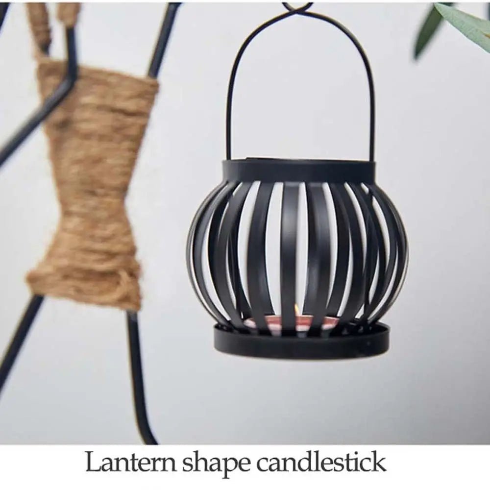 Bougeoir nordique en métal, sculpture abstraite, porte-bougie décoratif, figurines artisanales. - NGSHOP-ONE