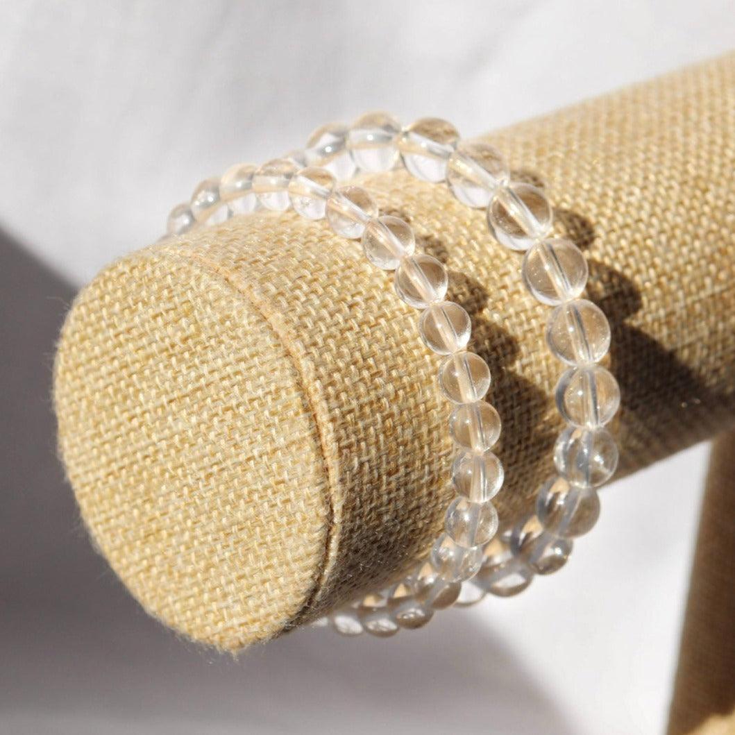 Bracelet en Cristal de Roche: élégance et bien-être tout au long de la journée - NGSHOP-ONE