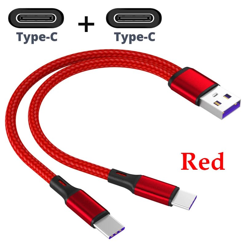 Câble de Charge 2-en-1 USB Type C et Micro USB 1,2m 5A - NGSHOP-ONE