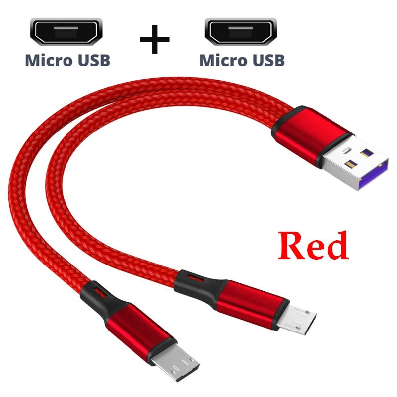 Câble de Charge 2-en-1 USB Type C et Micro USB 1,2m 5A - NGSHOP-ONE