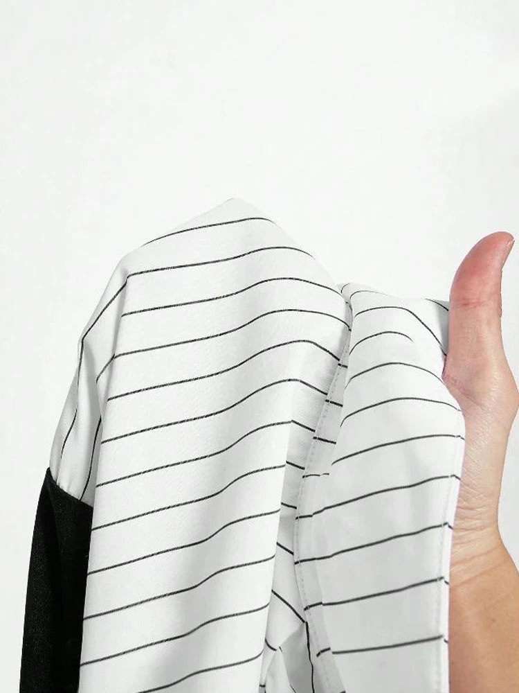 Chemise à rayures pour femme, style élégant et décontracté, idéale pour le bureau. - NGSHOP-ONE