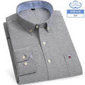 Chemise Homme Coton Oxford Manches Longues Classique Polyvalente - NGSHOP-ONE