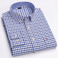 Chemise Oxford Homme 100% Coton Manches Longues Coupe Classique - NGSHOP-ONE