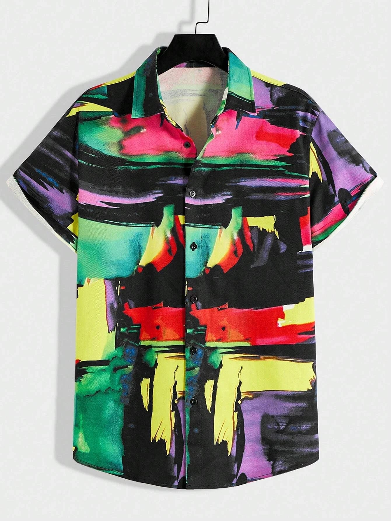 Chemises manches courtes à revers pour hommes - NGSHOP-ONE