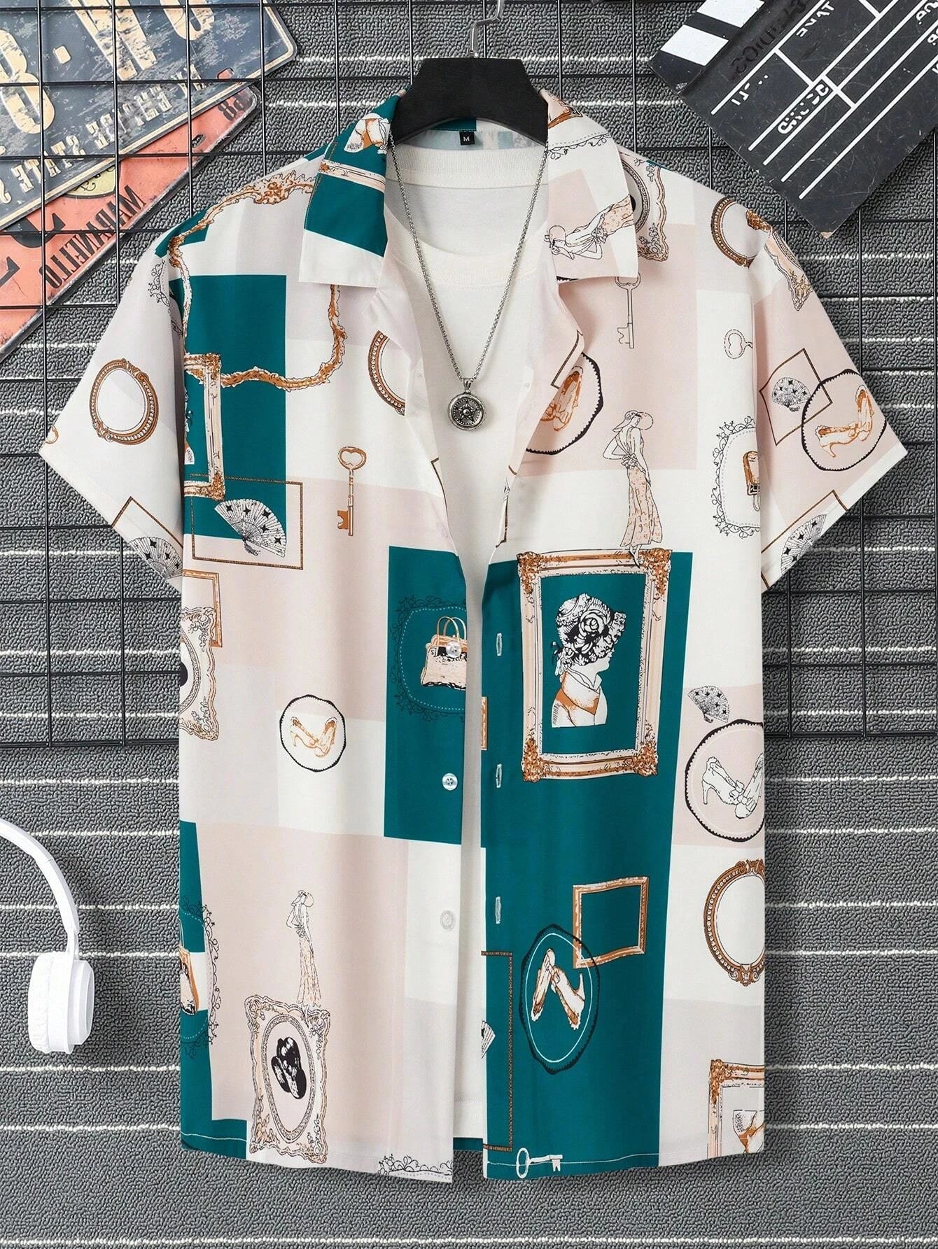 Chemises manches courtes à revers pour hommes - NGSHOP-ONE