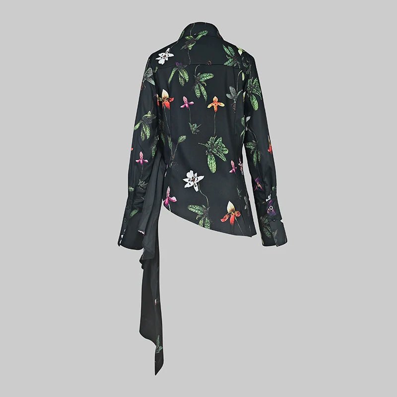 Chemises élégantes pour femmes imprimé floral, idéales pour le bureau et le quotidien. - NGSHOP-ONE