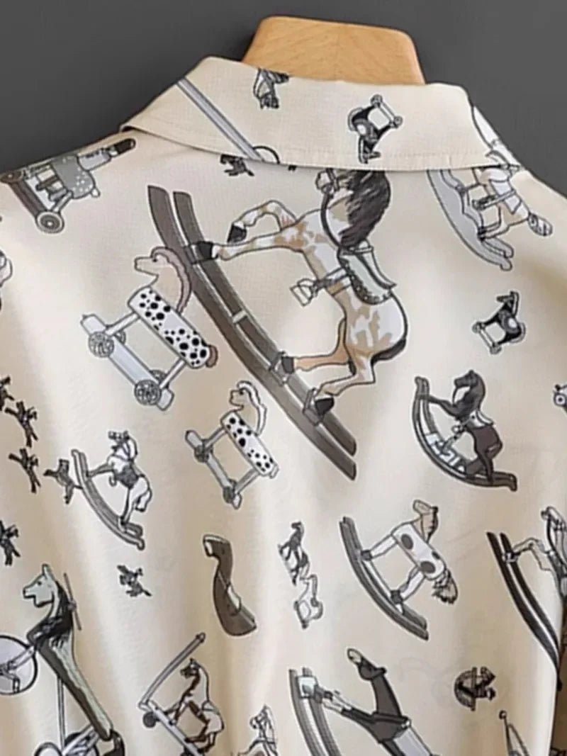 Chemisiers vintage en satin pour femmes. - NGSHOP-ONE