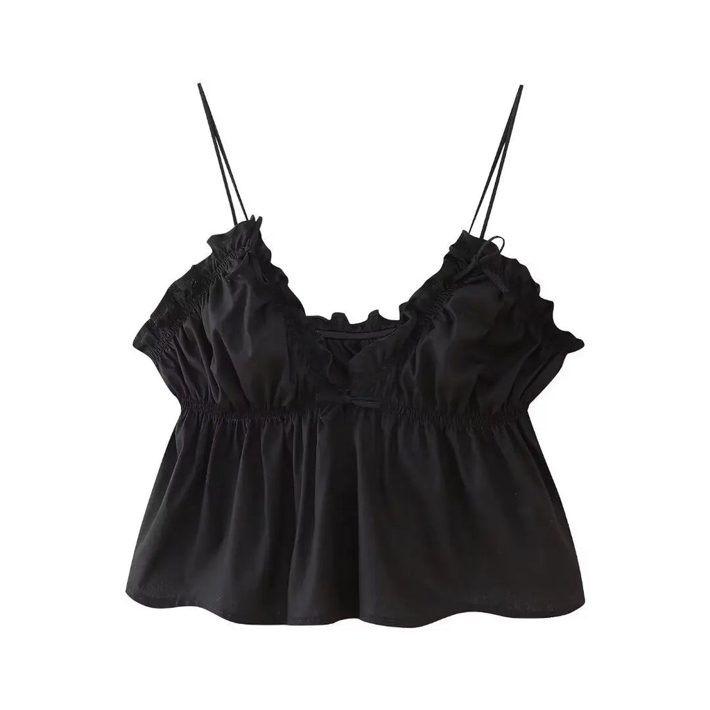 Débardeur Chic à Col en V et Dos Nu pour Femme - NGSHOP-ONE