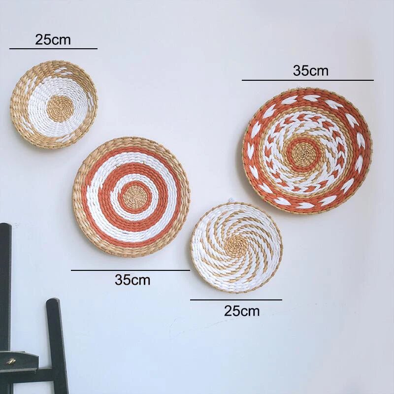 Décoration murale en rotin tressé style marocain, parfait pour salon et chambre - NGSHOP-ONE