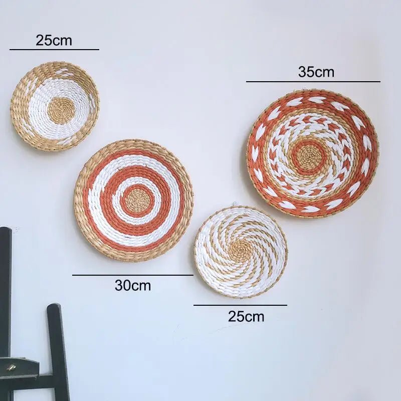 Décoration murale en rotin tressé style marocain, parfait pour salon et chambre - NGSHOP-ONE