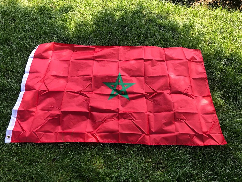 Drapeau du Maroc 90x150cm en polyester pour décoration intérieure - NGSHOP-ONE