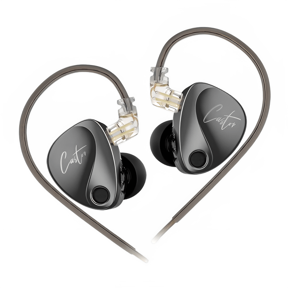 Écouteurs intra-auriculaires HiFi KZ Castor 2DD dynamiques haut de gamme . - NGSHOP-ONE