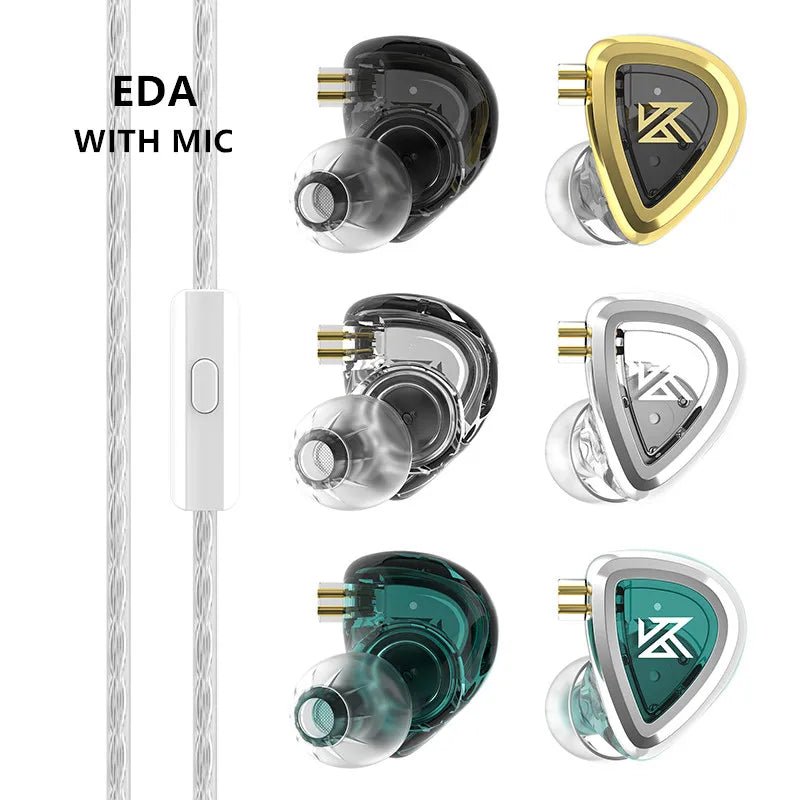 Écouteurs KZ EDA (lot de 3) Réduction de bruit pour le sport - IEM KZ ZEX PRO EDC EDS - NGSHOP-ONE