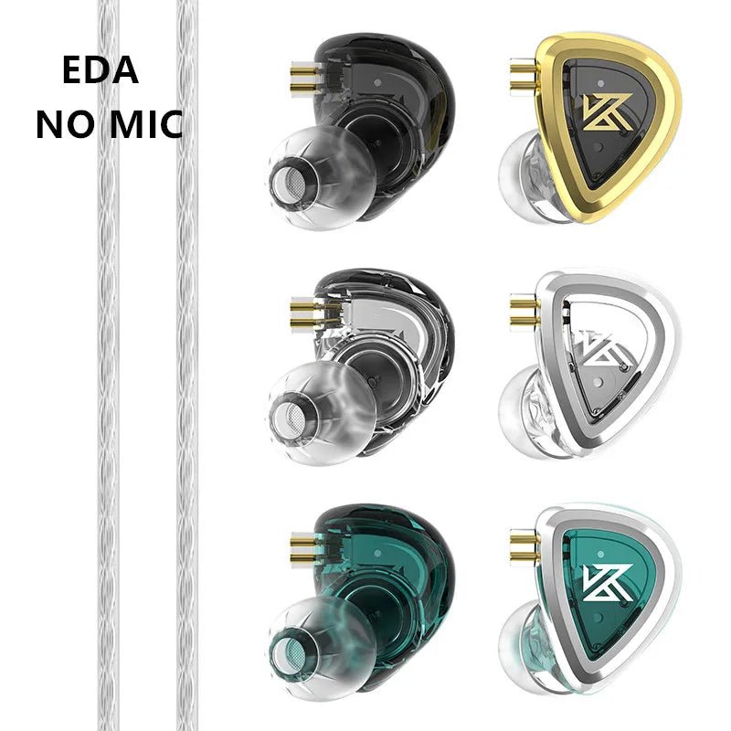 Écouteurs KZ EDA (lot de 3) Réduction de bruit pour le sport - IEM KZ ZEX PRO EDC EDS - NGSHOP-ONE