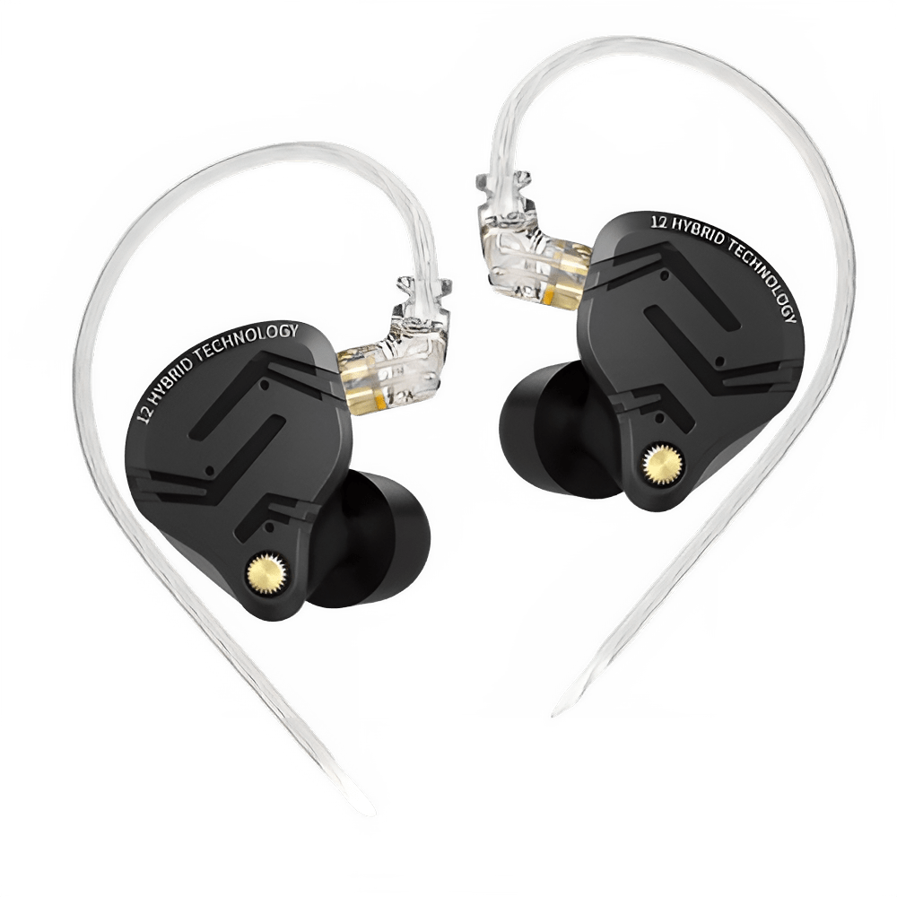Écouteurs KZ ZS12 PRO X en métal, hybrides Hi-Fi, basses profondes, pour la musique et le sport. - NGSHOP-ONE