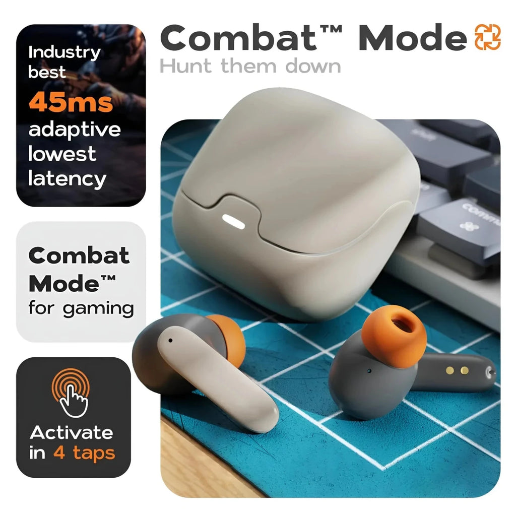 Écouteurs intra - auriculaires sans fil Bluetooth TWS, écouteurs à latence ultra - faible, microphone pour touristes, suppression du bruit ENC, 5.4 - NGSHOP - ONE