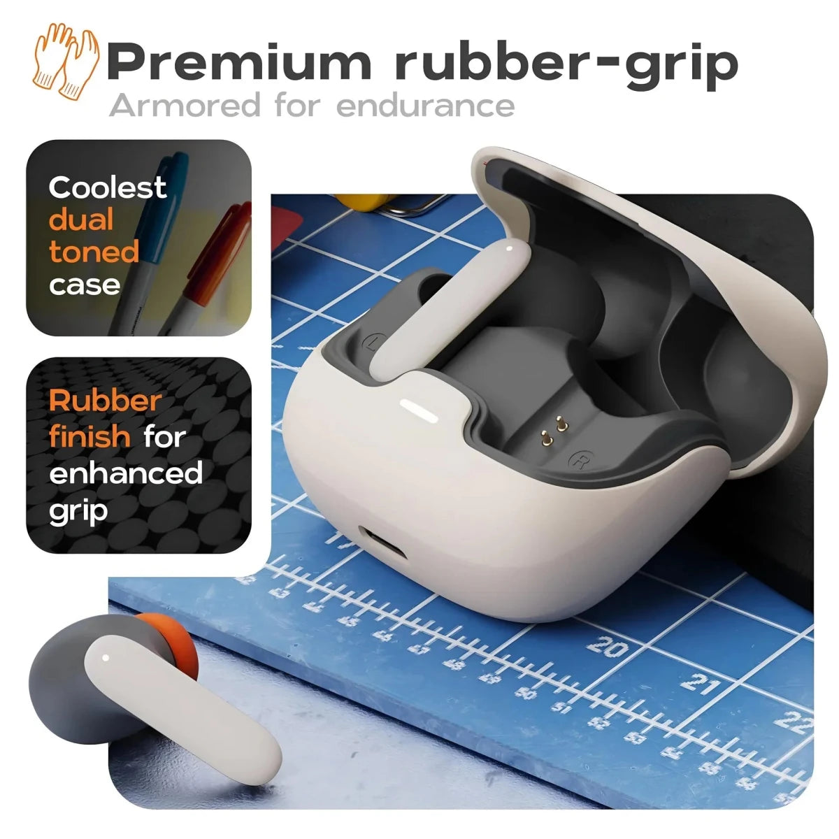 Écouteurs intra - auriculaires sans fil Bluetooth TWS, écouteurs à latence ultra - faible, microphone pour touristes, suppression du bruit ENC, 5.4 - NGSHOP - ONE