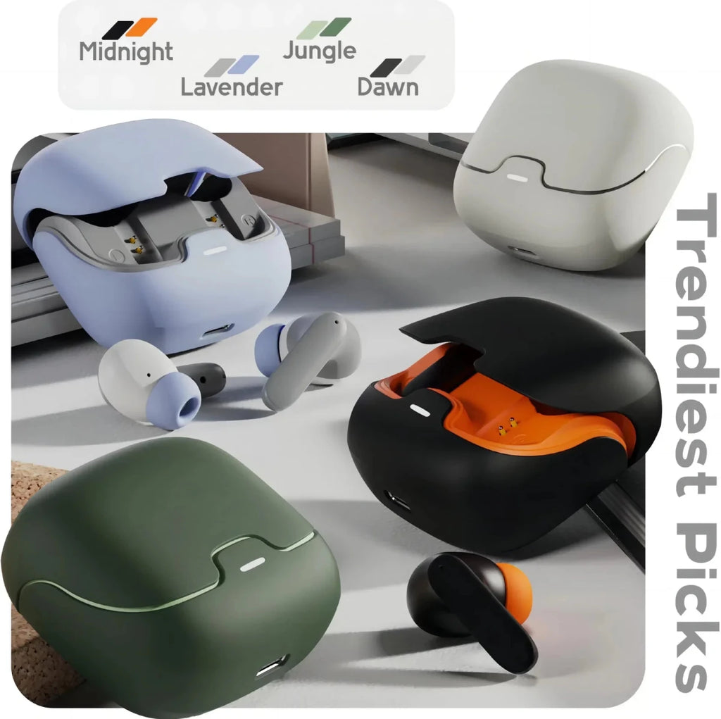 Écouteurs intra - auriculaires sans fil Bluetooth TWS, écouteurs à latence ultra - faible, microphone pour touristes, suppression du bruit ENC, 5.4 - NGSHOP - ONE