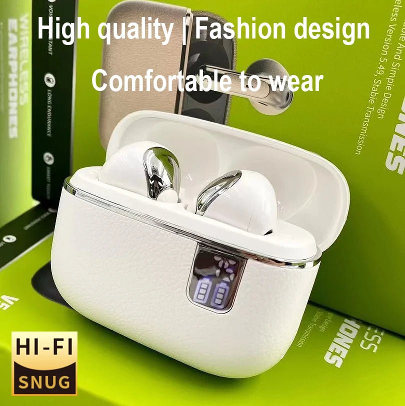 Écouteurs sans fil Bluetooth avec indicateur de batterie LED - NGSHOP-ONE