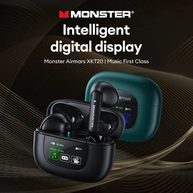 Écouteurs sans fil Monster XKT20 Bluetooth 5.4 TWS, avec réduction de bruit - NGSHOP-ONE