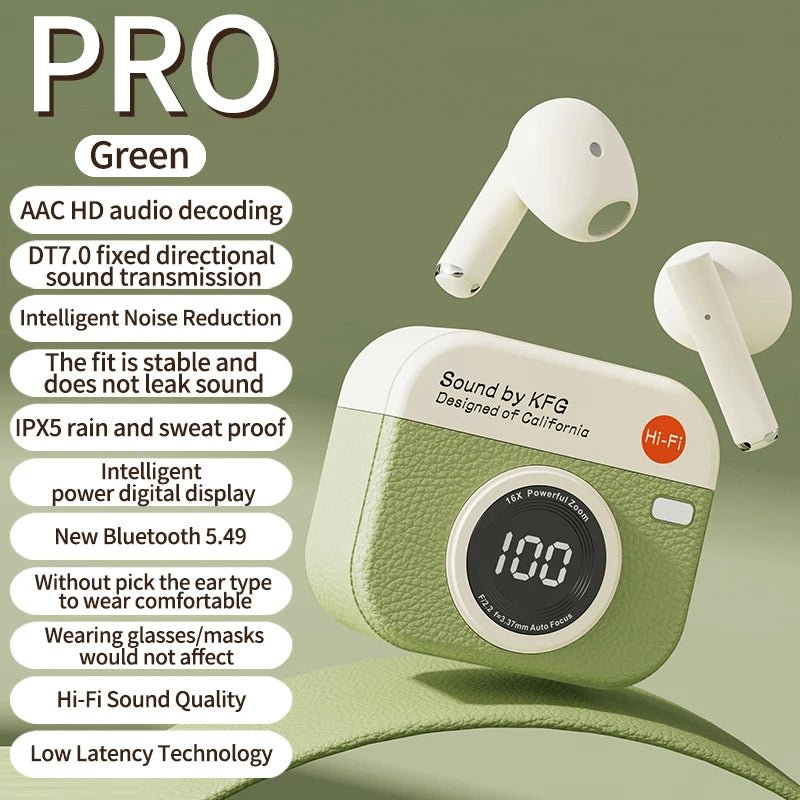 Ecouteurs sans fil TWS 2025 avec Bluetooth 5,4 GHz, 36 heures d'autonomie, oreillettes de sport . - NGSHOP-ONE