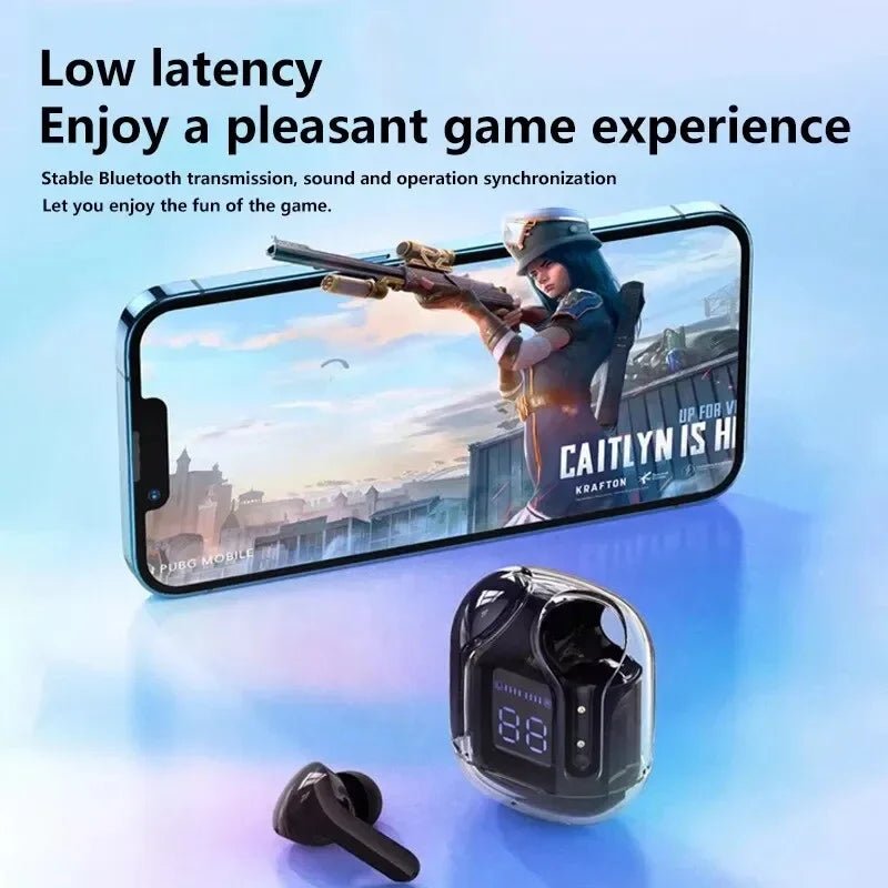 Écouteurs sans fil TWS T6 TWS Bluetooth 5.0 ENC pour le sport et le gaming, avec affichage LED. - NGSHOP-ONE