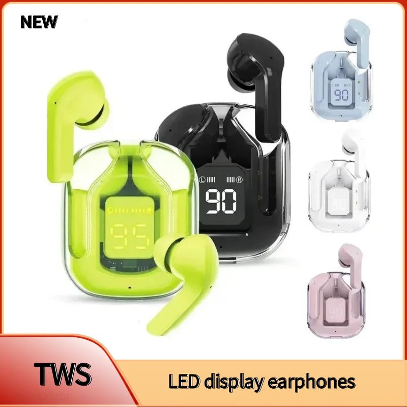 Écouteurs sans fil TWS T6 TWS Bluetooth 5.0 ENC pour le sport et le gaming, avec affichage LED. - NGSHOP-ONE
