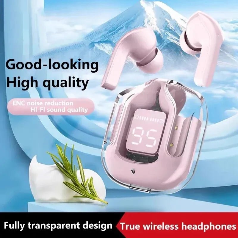 Écouteurs sans fil TWS T6 TWS Bluetooth 5.0 ENC pour le sport et le gaming, avec affichage LED. - NGSHOP-ONE