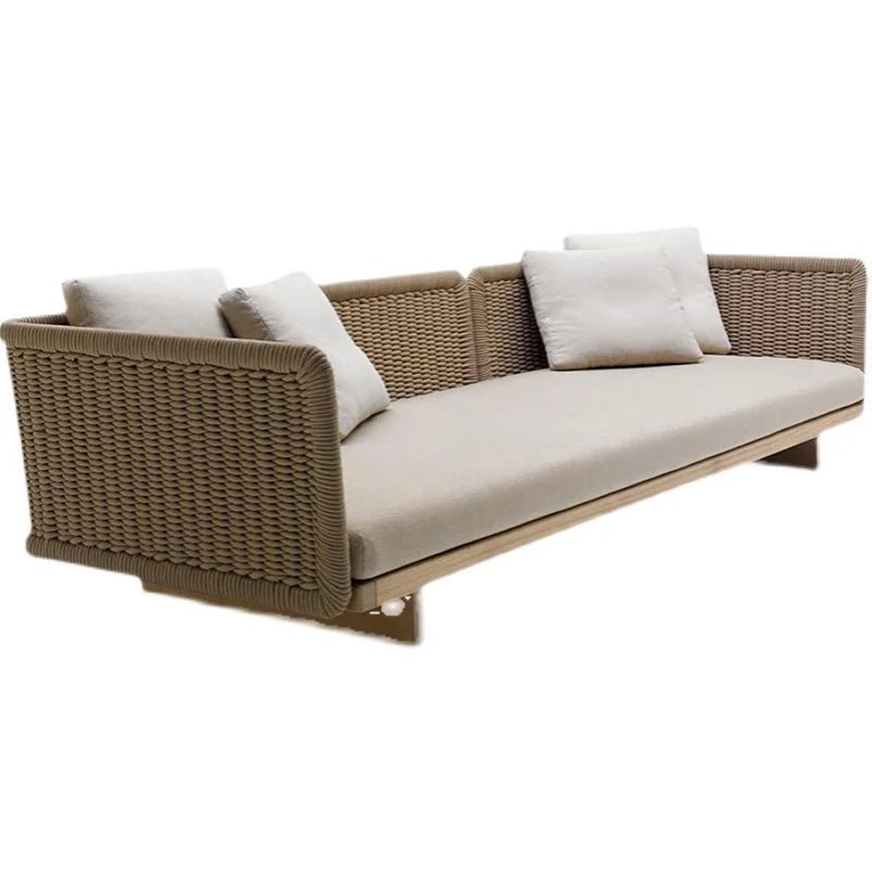 Ensemble de mobilier de jardin d'angle en bois nordique - NGSHOP-ONE
