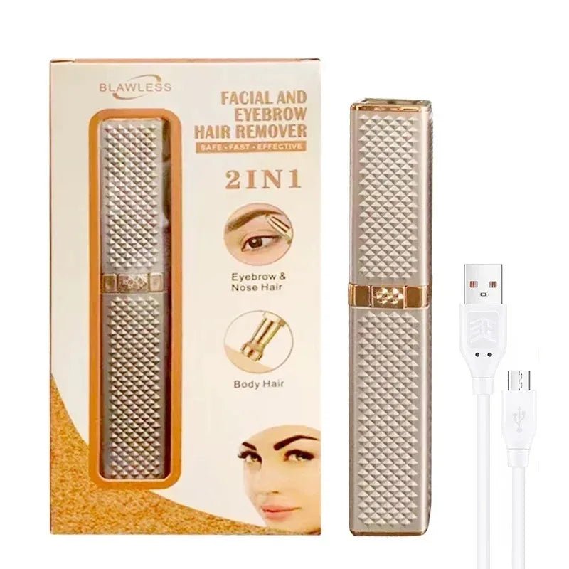 Épilateur électrique multifonction rechargeable USB pour visage corps et sourcils - NGSHOP-ONE