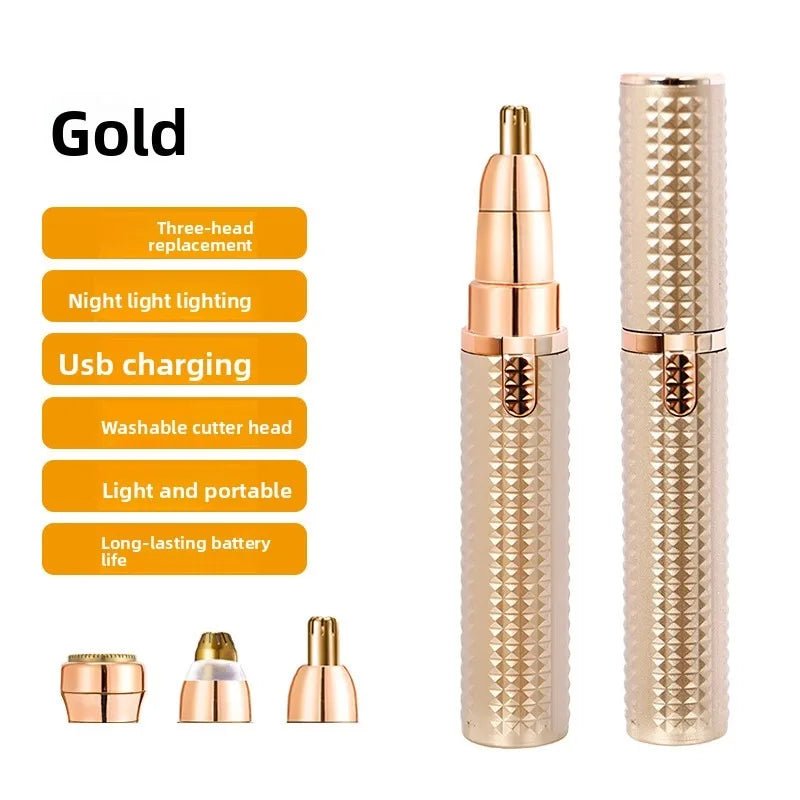 Épilateur électrique multifonction rechargeable USB pour visage corps et sourcils - NGSHOP-ONE