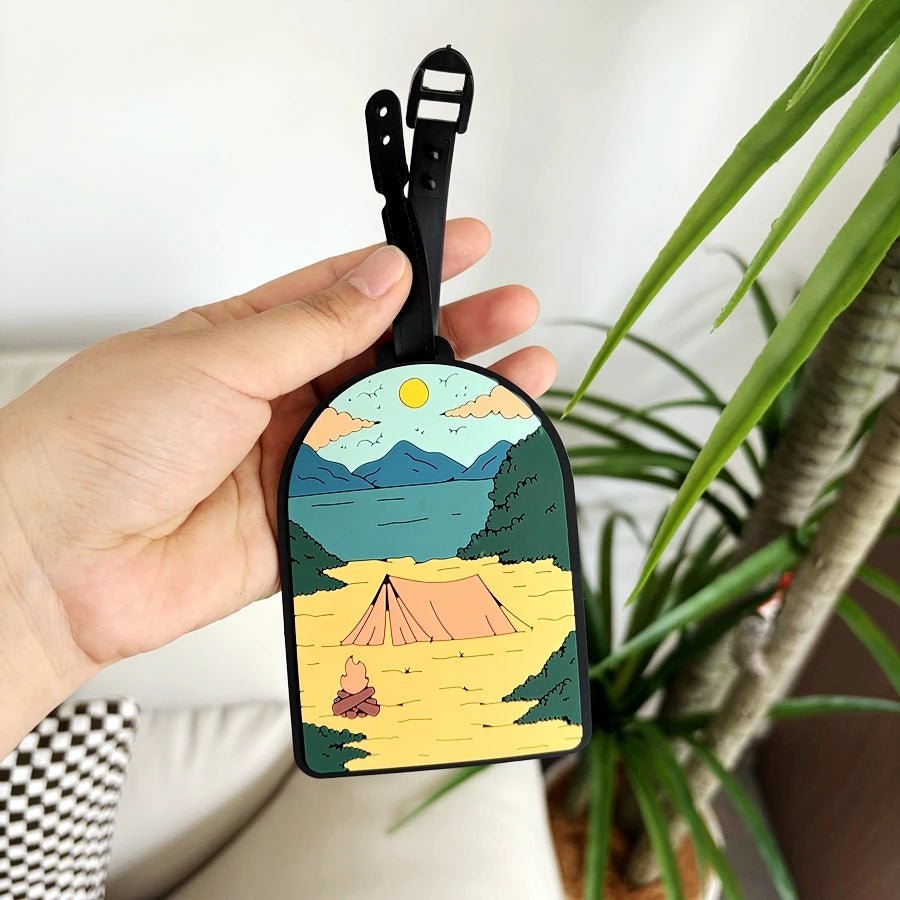 Etiquettes à bagages motif paysage - NGSHOP-ONE