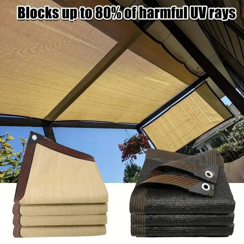 Filet Pare-Soleil Beige Protection UV Serre Jardin Balcon - NGSHOP-ONE