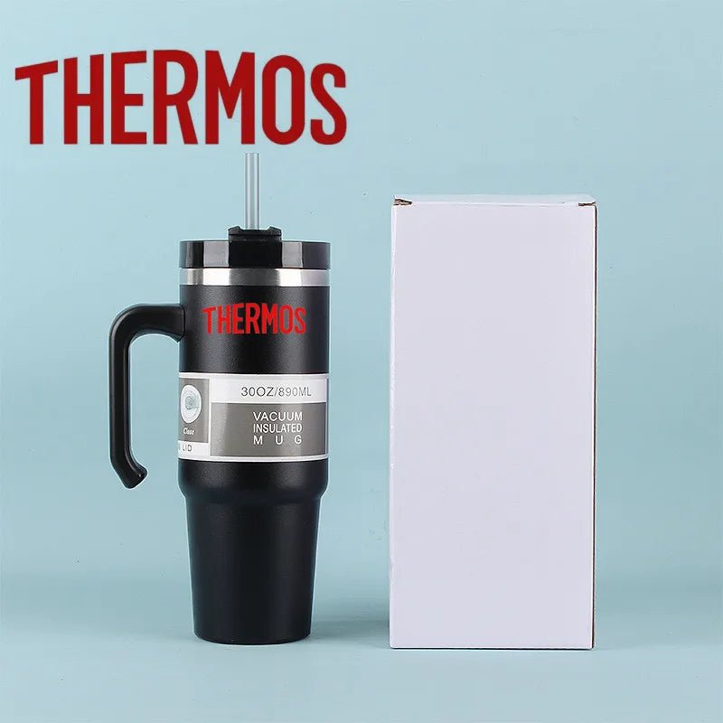 Gobelet isotherme THERMOS Adventure H2.0 de 887 ml avec poignée, en acier inoxydable - NGSHOP-ONE