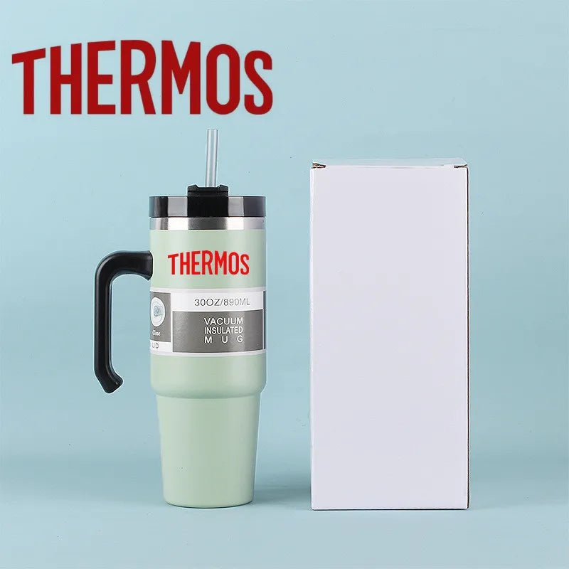Gobelet isotherme THERMOS Adventure H2.0 de 887 ml avec poignée, en acier inoxydable - NGSHOP-ONE