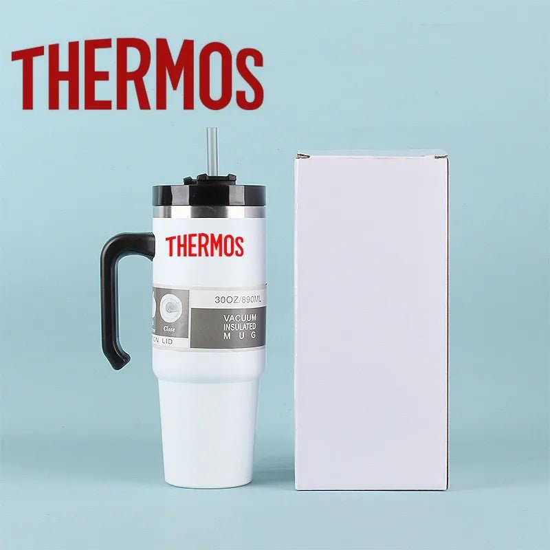 Gobelet isotherme THERMOS Adventure H2.0 de 887 ml avec poignée, en acier inoxydable - NGSHOP-ONE