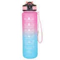 Gourde de sport de 1 L à dégradé de couleurs , idéale pour les sports de plein air et les voyages. - NGSHOP-ONE