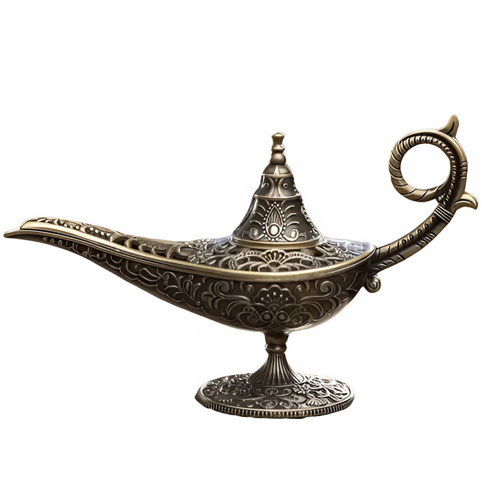 Lampe de style antique en métal pour encens et bougie parfumée, décoration intérieure arabe - NGSHOP-ONE