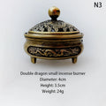 Lampe de style antique en métal pour encens et bougie parfumée, décoration intérieure arabe - NGSHOP-ONE
