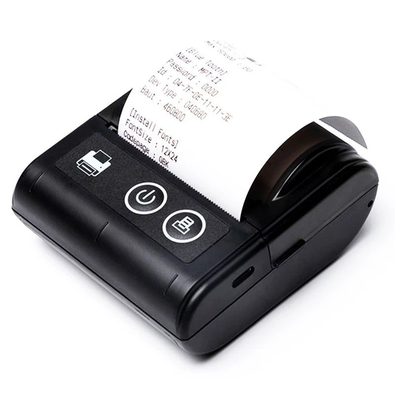 Mini Imprimante Thermique Portable Bluetooth 58mm pour iOS et Android - NGSHOP-ONE