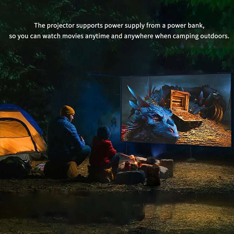 Mini Vidéoprojecteur Portable Full HD 1080P pour Cinéma et Camping - NGSHOP-ONE