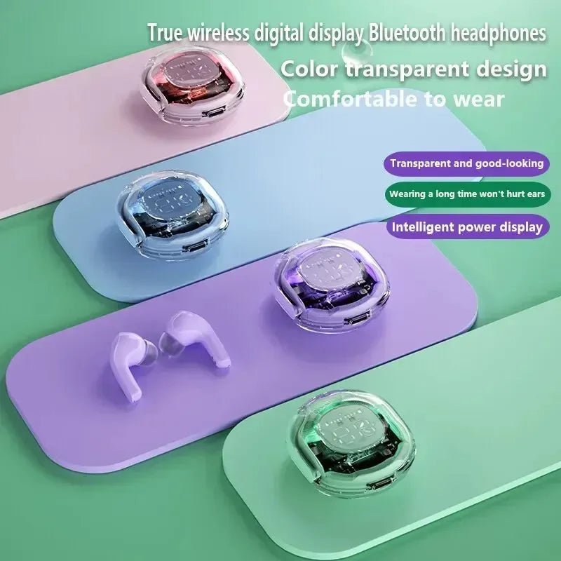 Ecouteurs sans fil Bluetooth T8 TWS 5.3 pour le sport et le jeu, commandes tactiles pour téléphones. - NGSHOP-ONE